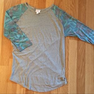 Cute LuLaRoe Randy Baseball Tee